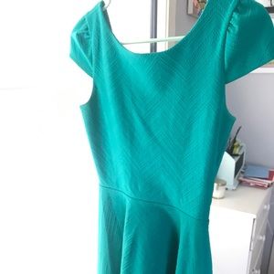Teal party dress